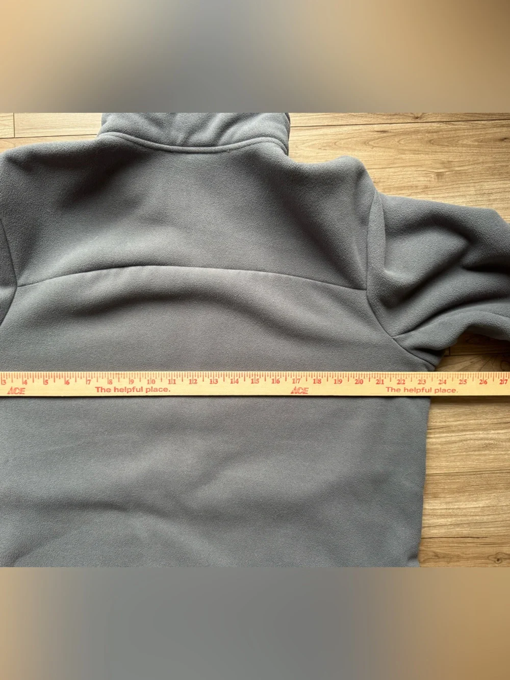 The North Face Men's Large Chimborazo Sherpa-Lined Fleece Full Zip Jacket Gray